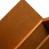 Oak bookcase with drawers