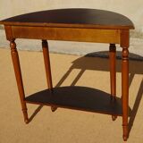 Half-moon console with drawer