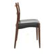 Leather and rosewood chair, Søren Ladefoged, SL Møbler, Denmark, 1960
