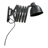 Old industrial Bauhaus accordion wall lamp