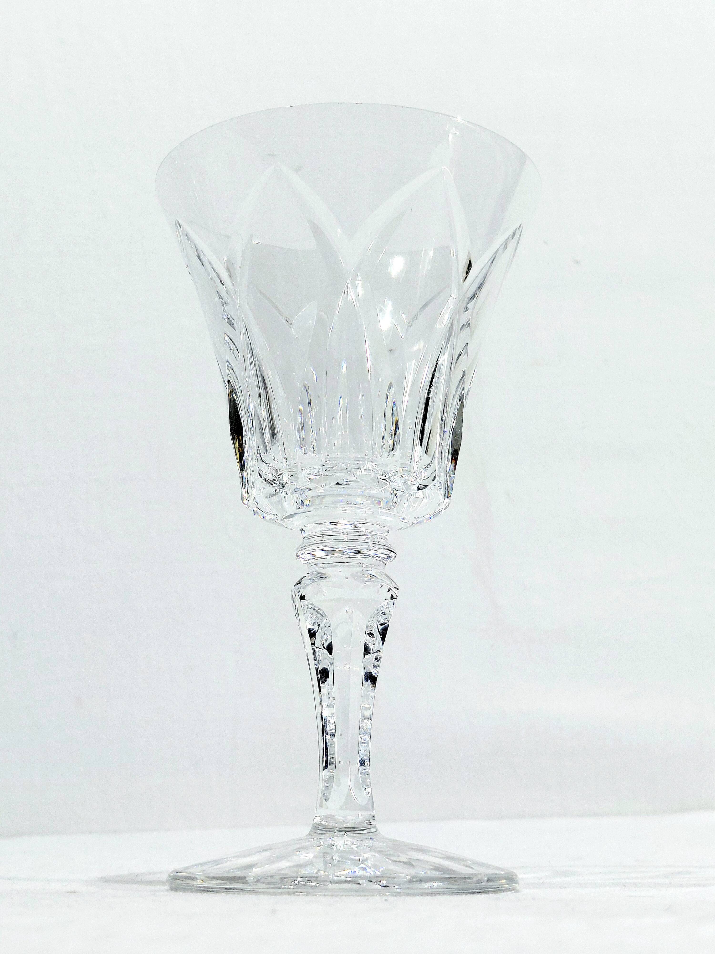 9 red wine glasses st louis camargue model