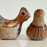 Couple BIRDS Handmade Ceramics MEXICO
