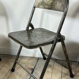 Set of 6 industrial style chairs from the 2000s.