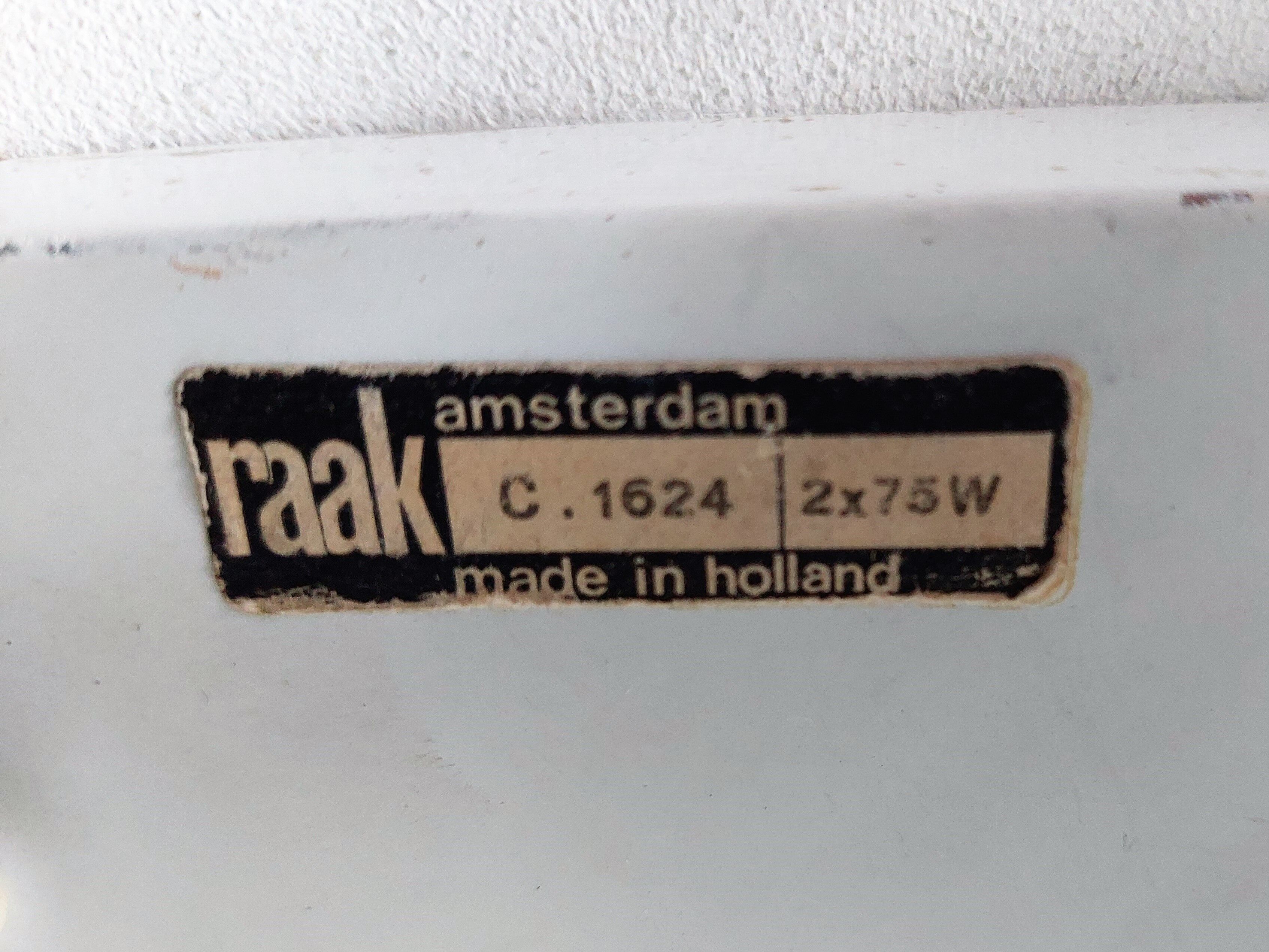 Set of 2 Sterrenregen wall lamps by Evert Jelle Jelles for Raak, 1960's