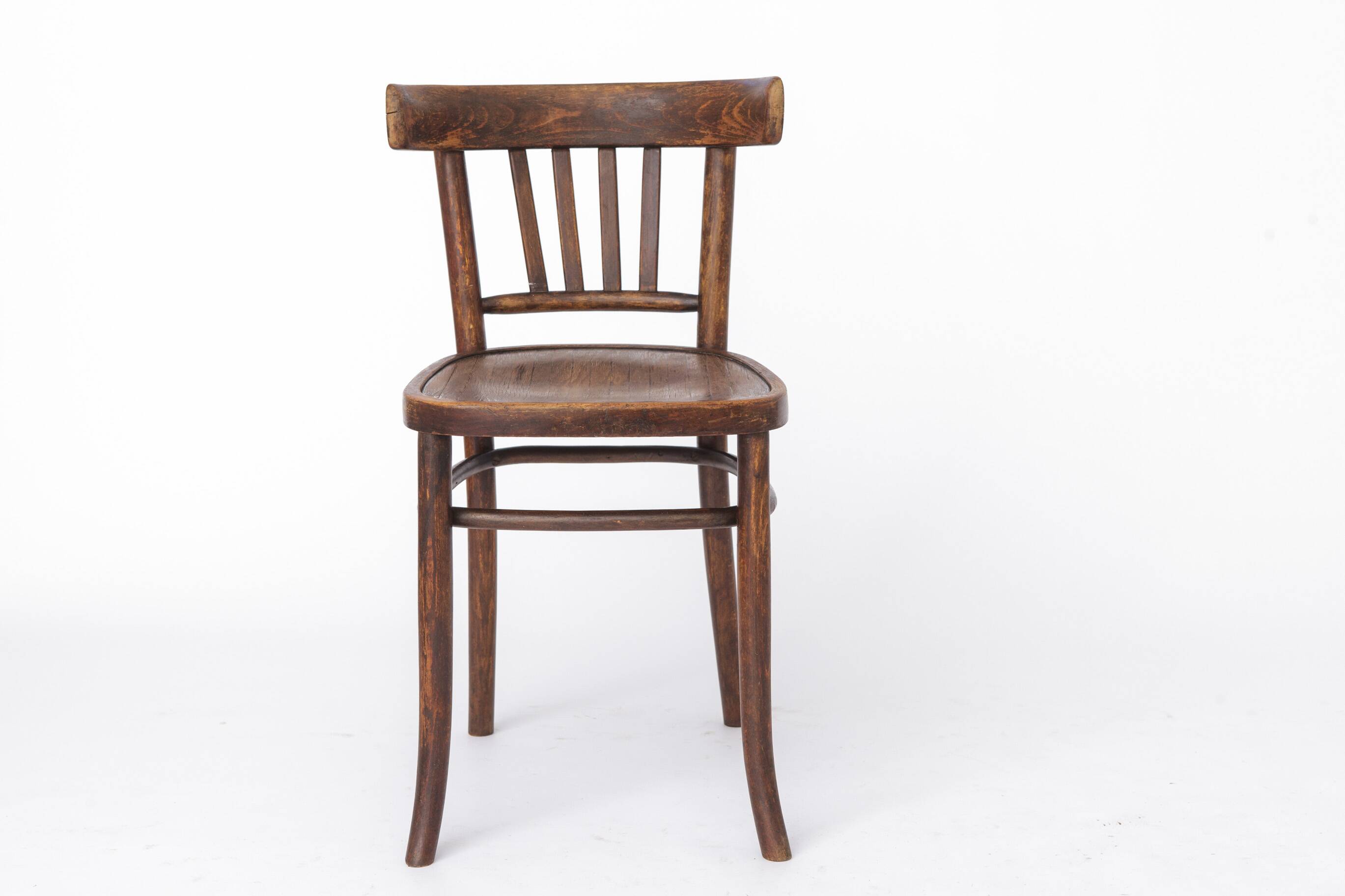 Vintage Chair 1950s Germany, Beech Wood, Mid Century Wooden Chair, Dining