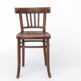 Vintage Chair 1950s Germany, Beech Wood, Mid Century Wooden Chair, Dining
