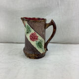Barbotine pitcher from the 1930s, made in France
