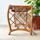 Vintage trundle tables in bamboo and rattan
