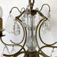 Lustre début XXème en cristal de bohème