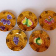 Cake service in slipware Salins les Bains