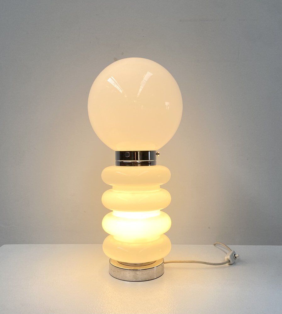 Vintage Italian Murano glass table lamp by Carlo Nason for AV Mazegga, 1960s