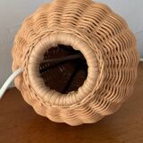Rattan lamp base
