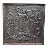 Fireplace plate