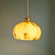 Trio of Art Deco pendant lights in marbled opaline glass, 1920s-30s