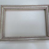 Silver wooden frame for 13.5 x 20 cm subject