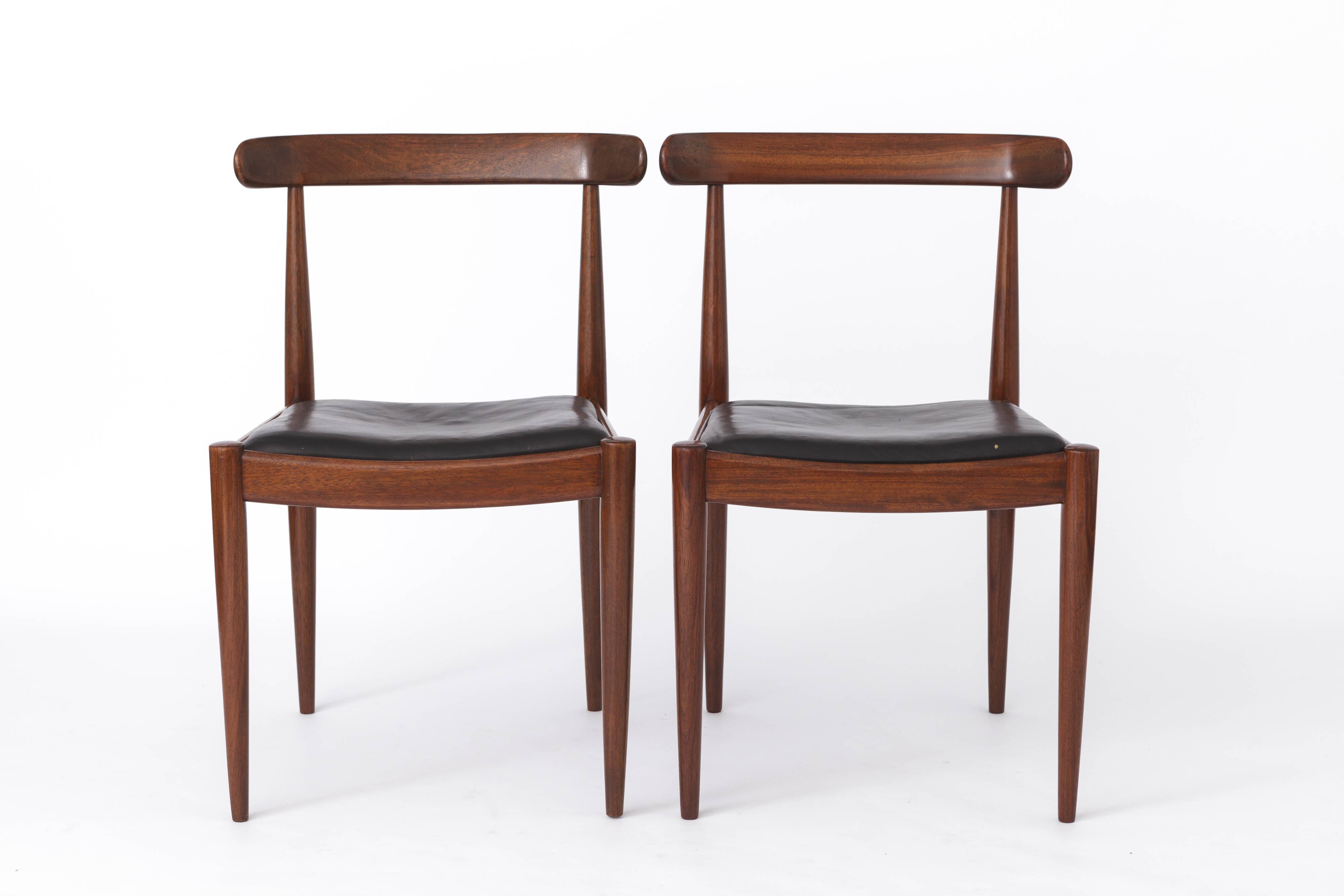 2 of 6 Vintage Chairs 1960s by Alfred Hendrickx for Belform