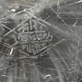 Crystal vase called "Giraffe Head" by Art Vannes France, 1950s.