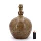Lampe boule de potier en grès pyrité de Guy Baudat, années 70