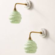 Paire Appliques vintage Clichy 