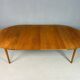 Hans J. Wegner round PP70 extendable dining table for Andreas Tuck, Denmark 1970