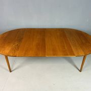 Hans J. Wegner round PP70 extendable dining table for Andreas Tuck, Denmark 1970