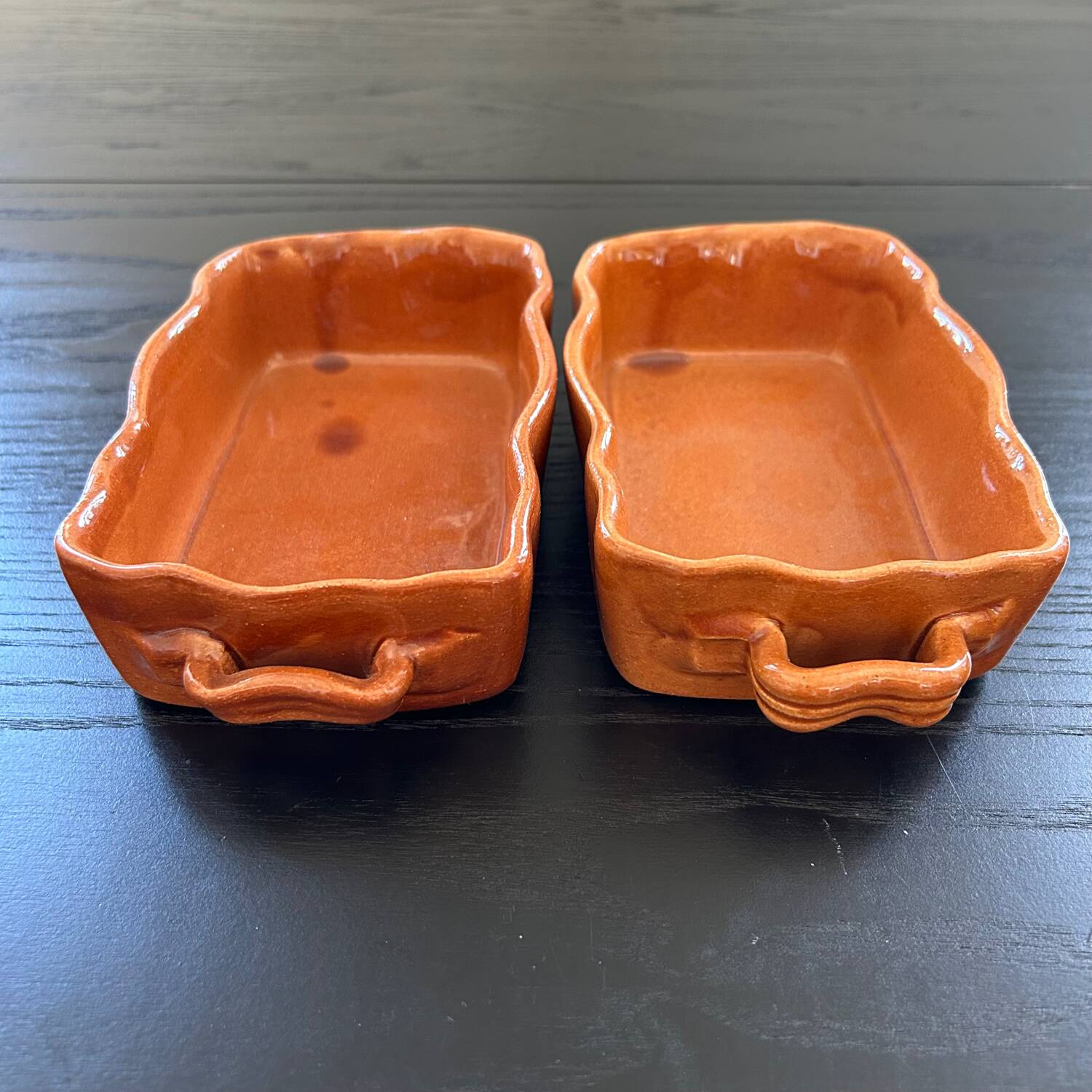 Pair of gratin dishes