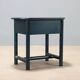 1980s wooden bedside table by Roberti Rattan