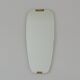 Free-form mirror from the 50s/60s, vintage, 34x77cm
