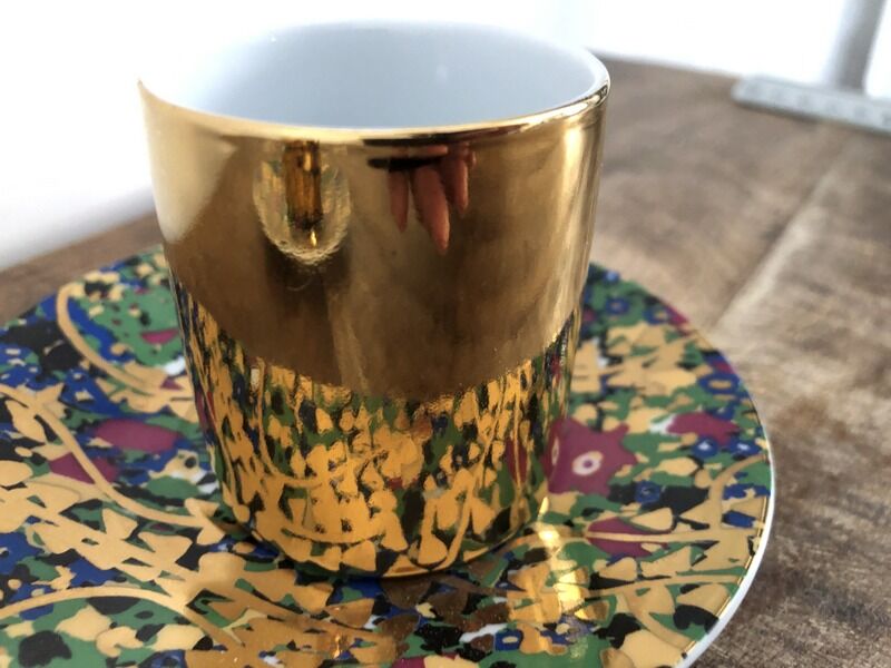 GUSTAV KLIMT Coffee Cup and Gold Cup