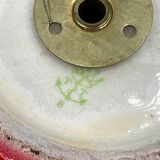 Vintage Red Ceramic Lamp Handcrafted in Italy, 1970s