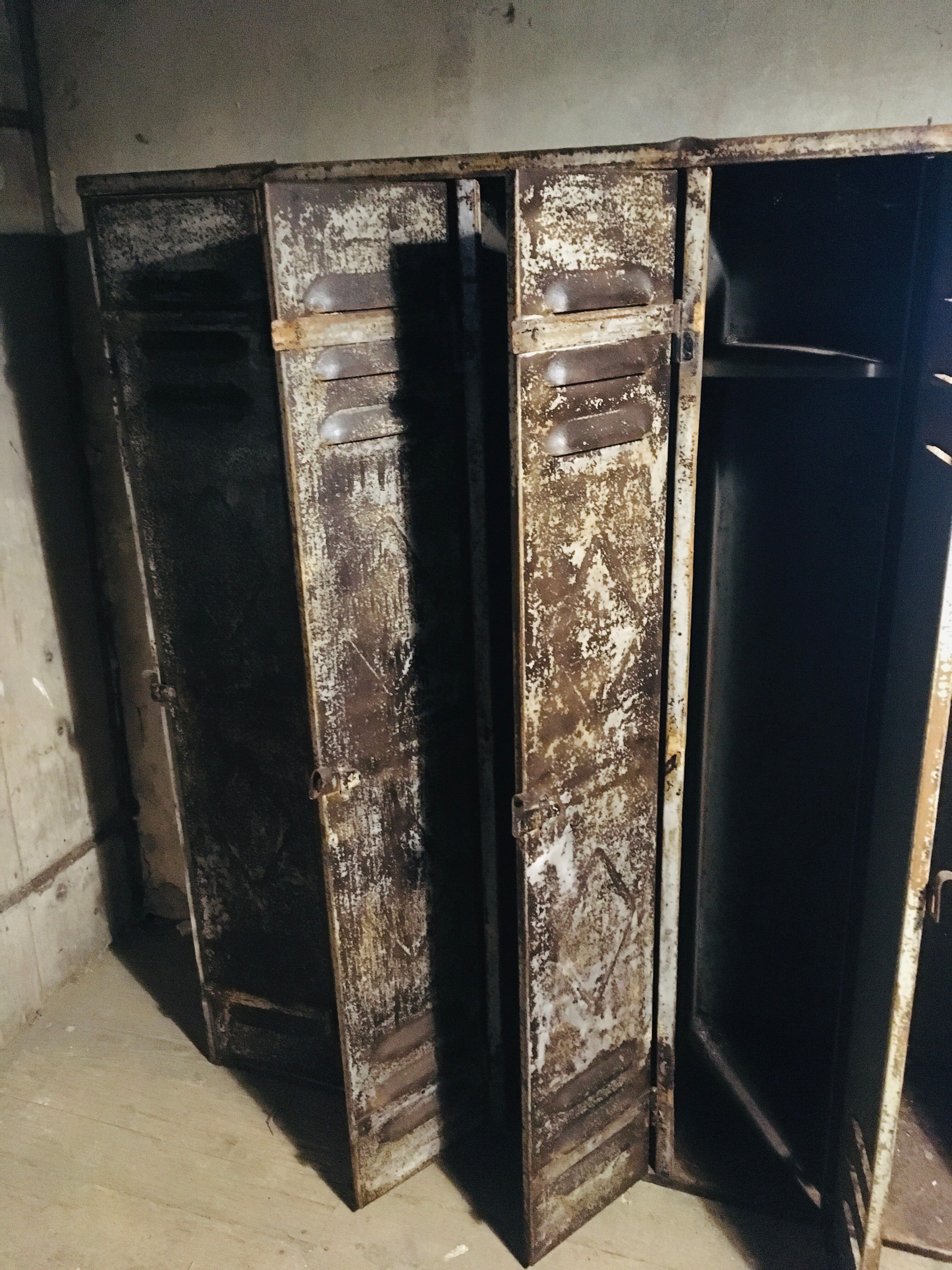 5-door industrial wardrobe 1920s