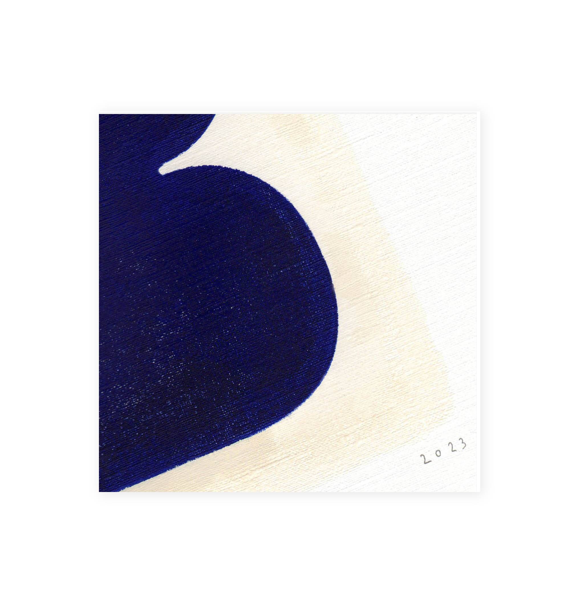Twist - contemporary painting on paper signed Eawy