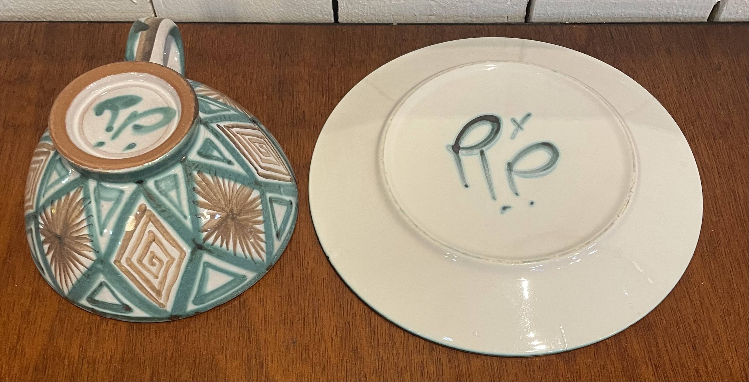 Tasse et sous-tasse Robert Picault