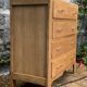 Commode vintage chêne brut massif 1950