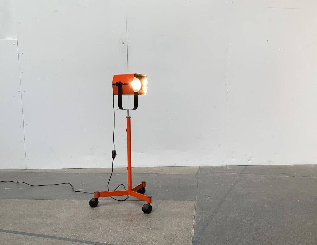 Vintage Swedish Space Age floor lamp by Alda.