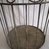 Aged metal cage