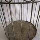 Aged metal cage