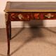 Bureau de style Louis XV en marqueterie - 19° siècle