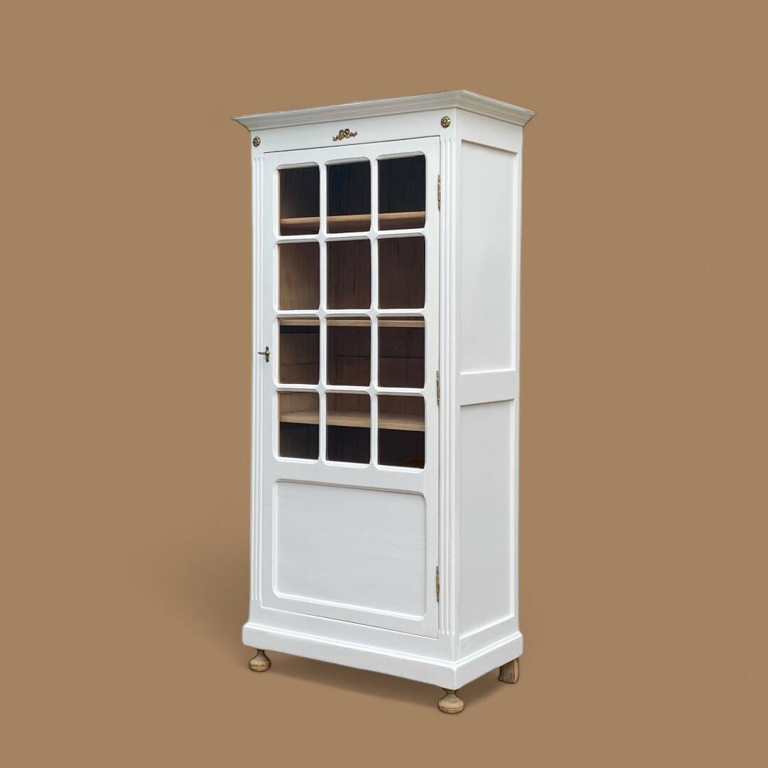 Antique Parisian glass cabinet H150