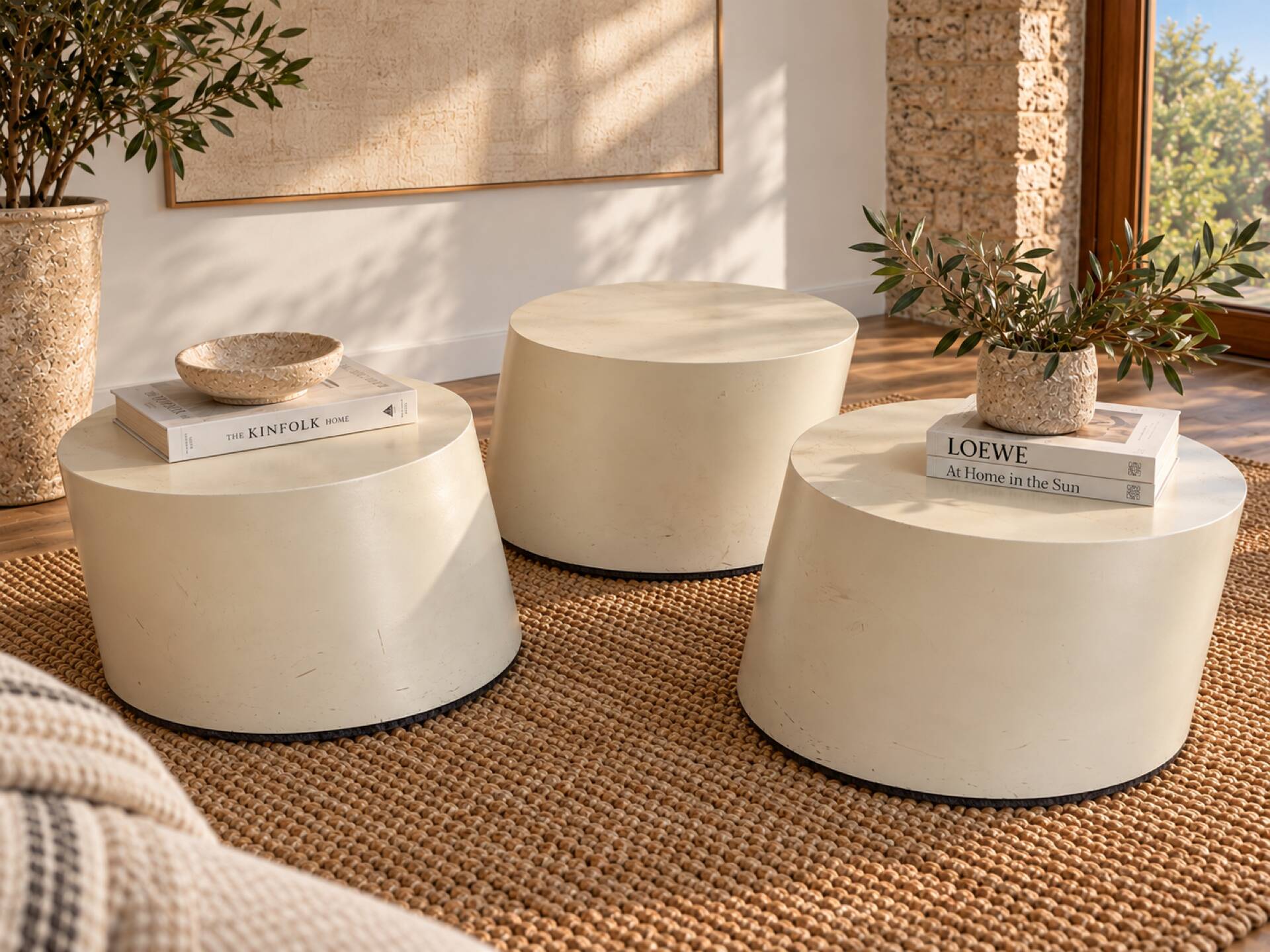Set of 3 coffee tables Scancarò – LaCividina – Antonino Sciortino – from