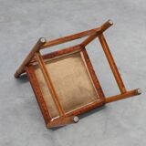 Pair of wood and leather Spanish chairs by Jordi Vilanova, ca. 1960