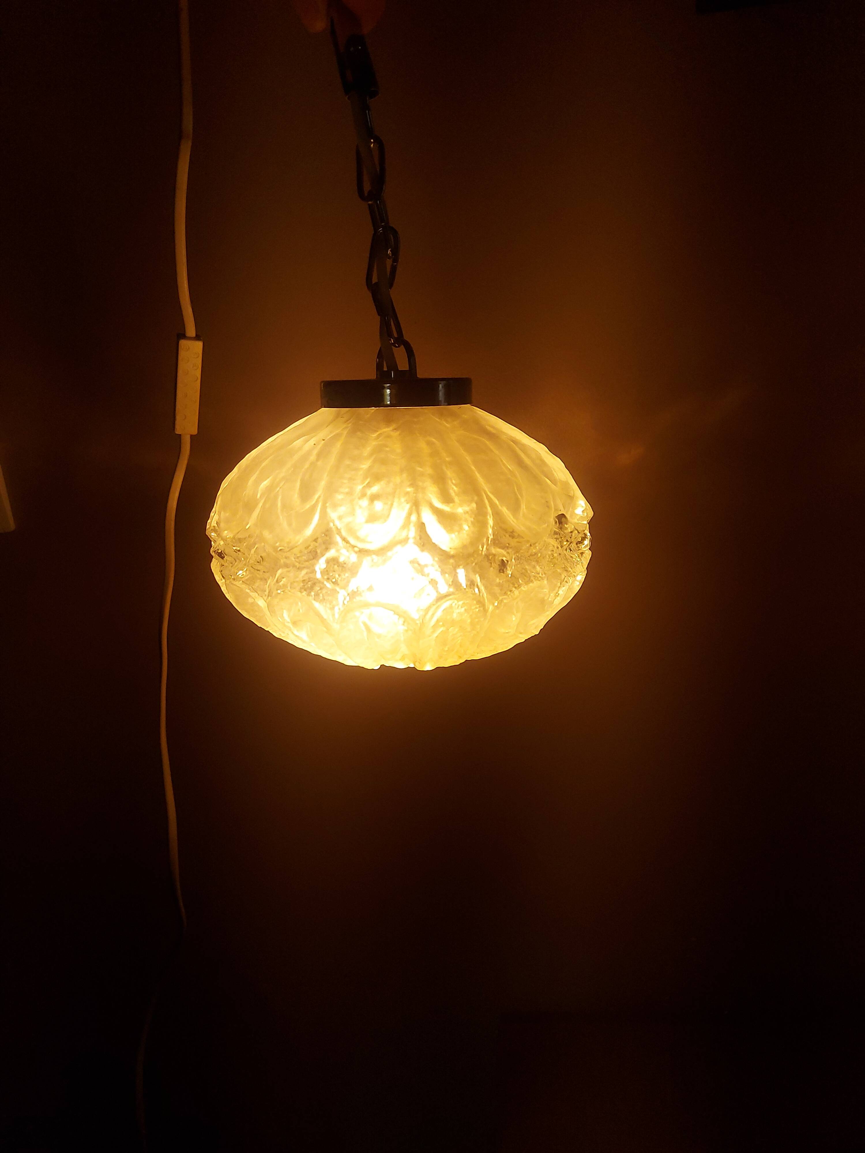 Art deco chandelier suspension