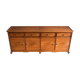 Pencil or split reed rattan wicker side board cabinet, Vivai del Sud