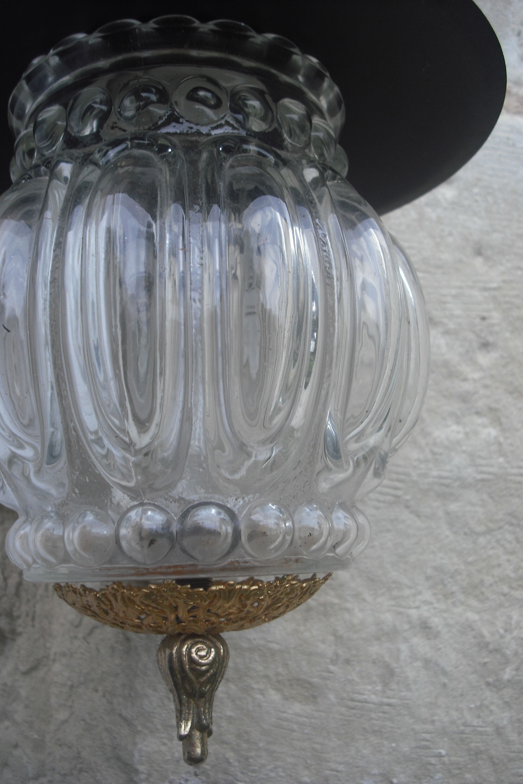 Suspension verre moulé 1930