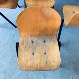 5 chairs design - metal wood