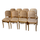 8 vintage cane chairs