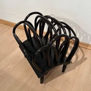 Newspaper Stand in Stained Beech Bentwood from Thonet, Austria, 1900s