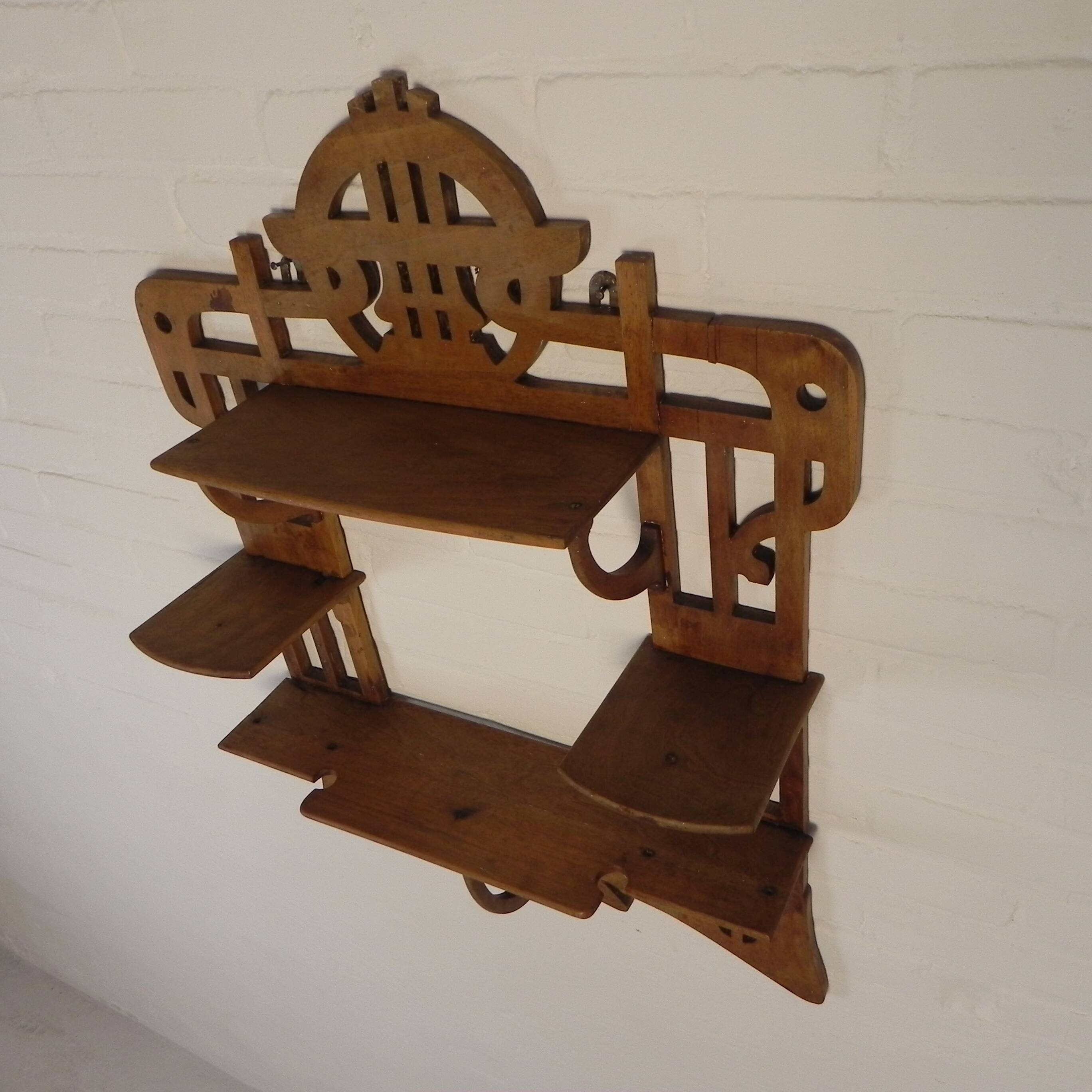 Étagère murale Art Nouveau, années 1920