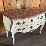 Louis XV style chest of drawers stamped Delorme