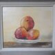 Signed still life with fruit framed painting
